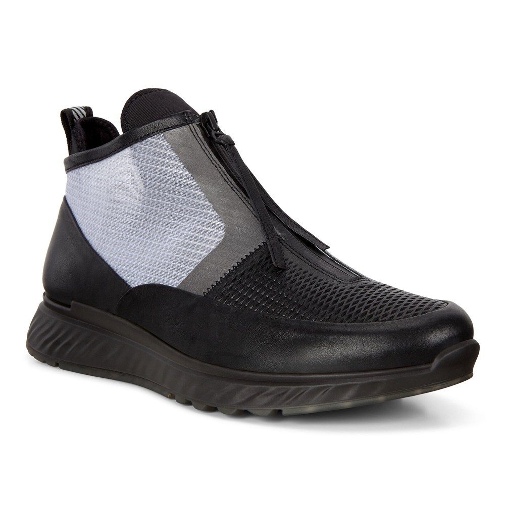 Tenis Hombre - ECCO St.1 Ankles - Negros - EAM508931